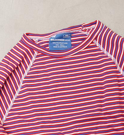 【WILDERNESS WEAR】ウィルダネスウェア PolyPRO+ 190 Long Sleeve Crew Stripe "4Color"