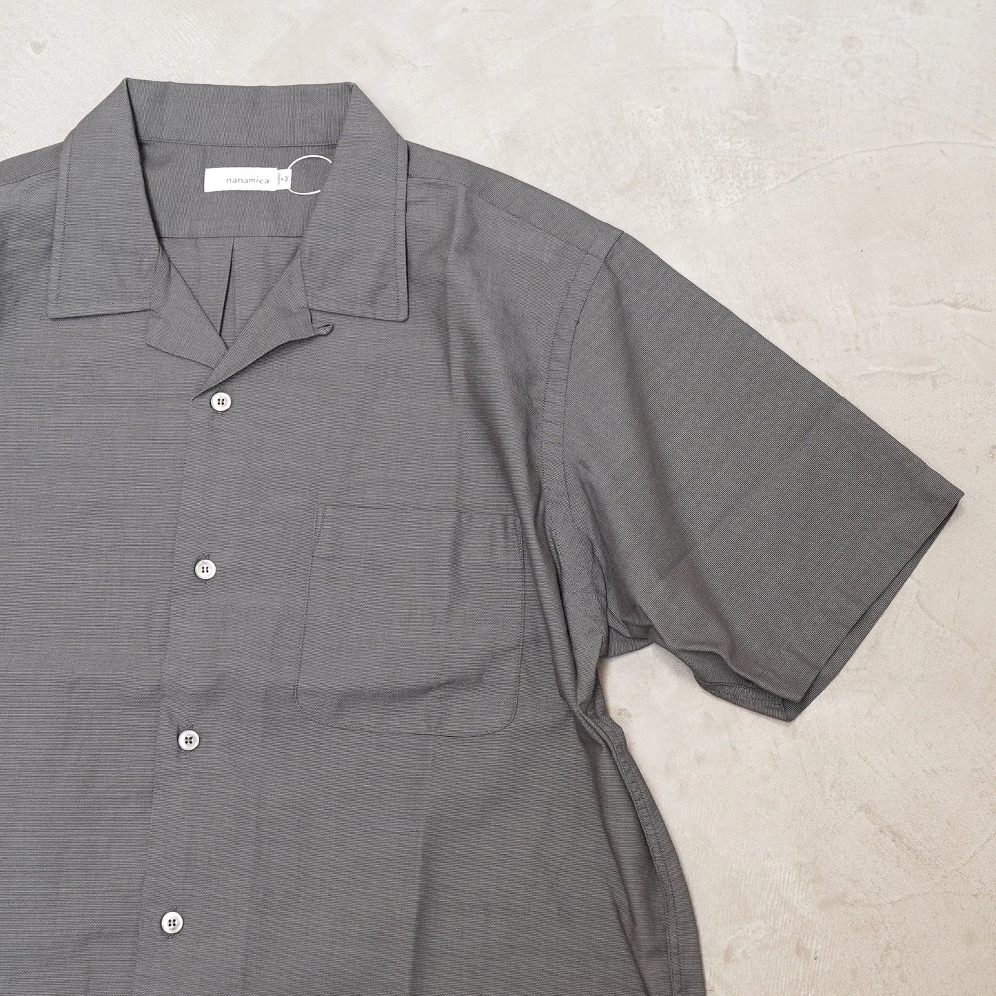 【nanamica】ナナミカ men's Open Collar Panama S/S Shirt "2Color"