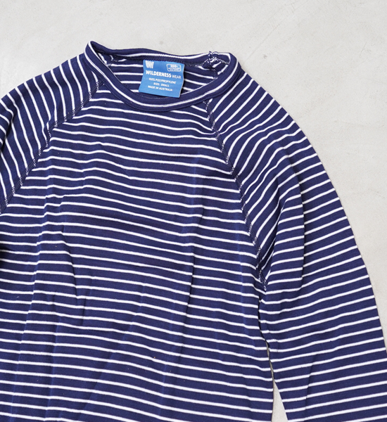 【WILDERNESS WEAR】ウィルダネスウェア PolyPRO+ 190 Long Sleeve Crew Stripe "4Color"
