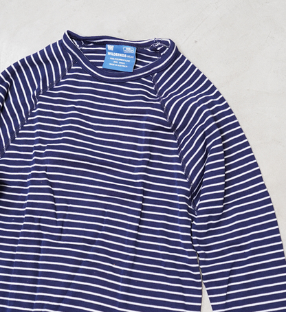 【WILDERNESS WEAR】ウィルダネスウェア PolyPRO+ 190 Long Sleeve Crew Stripe "4Color"