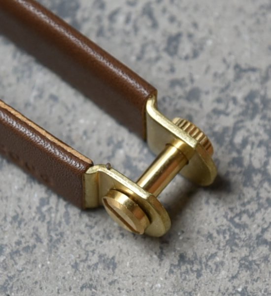 【hobo】 ホーボー Brass Key Holder with Cow Leather "3Color"