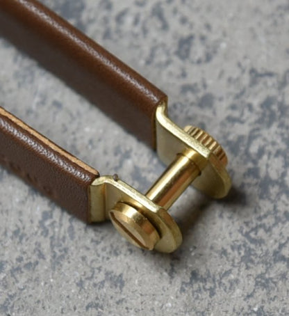 【hobo】 ホーボー Brass Key Holder with Cow Leather "3Color"