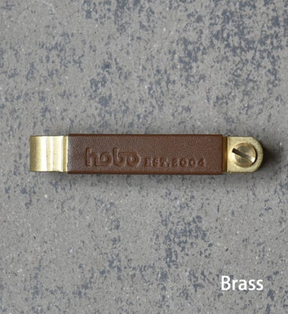 【hobo】 ホーボー Brass Key Holder with Cow Leather "3Color"