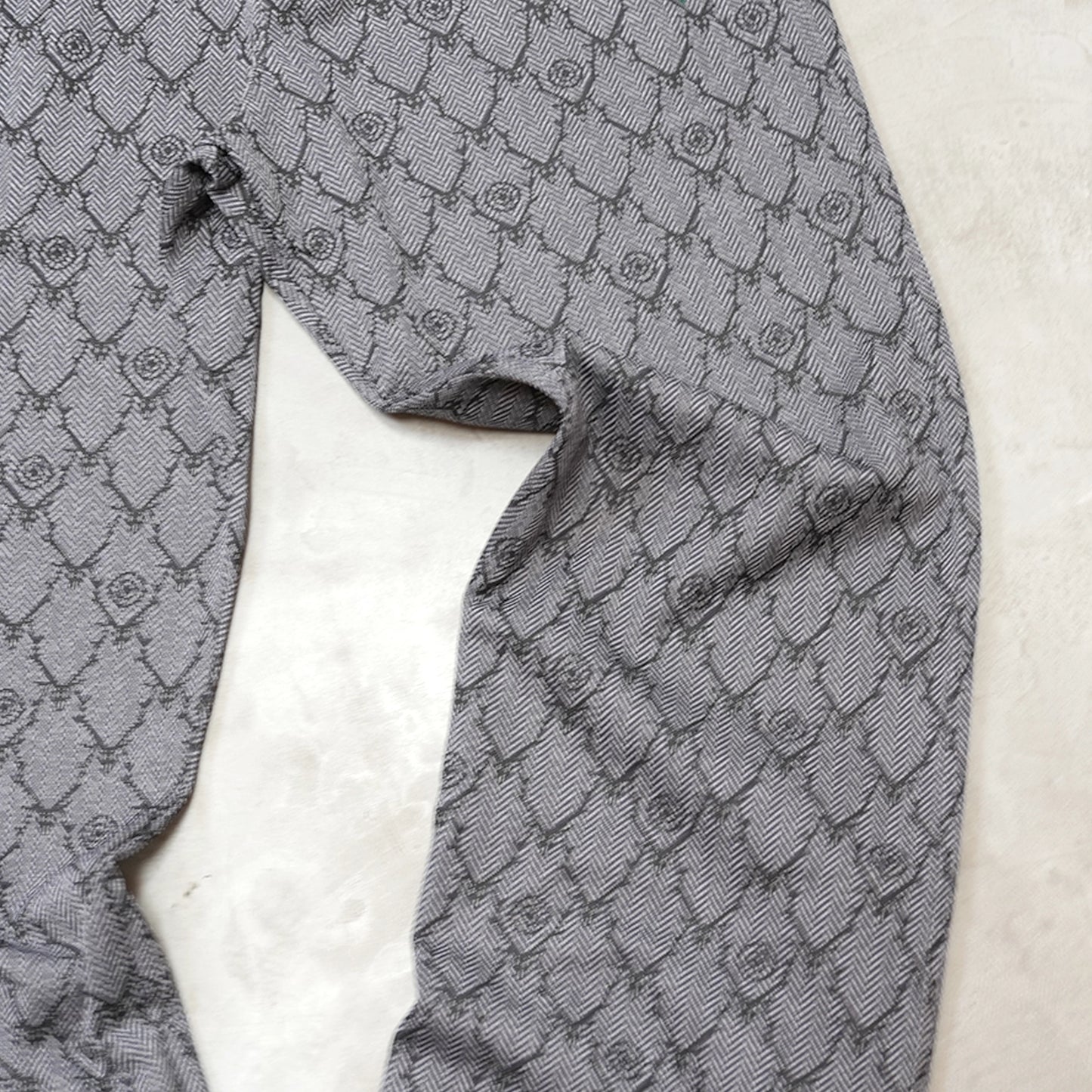 【South2 West8】サウスツーウエストエイト  Trainer Pant-Poly Jq./Skull&Target "Gray"