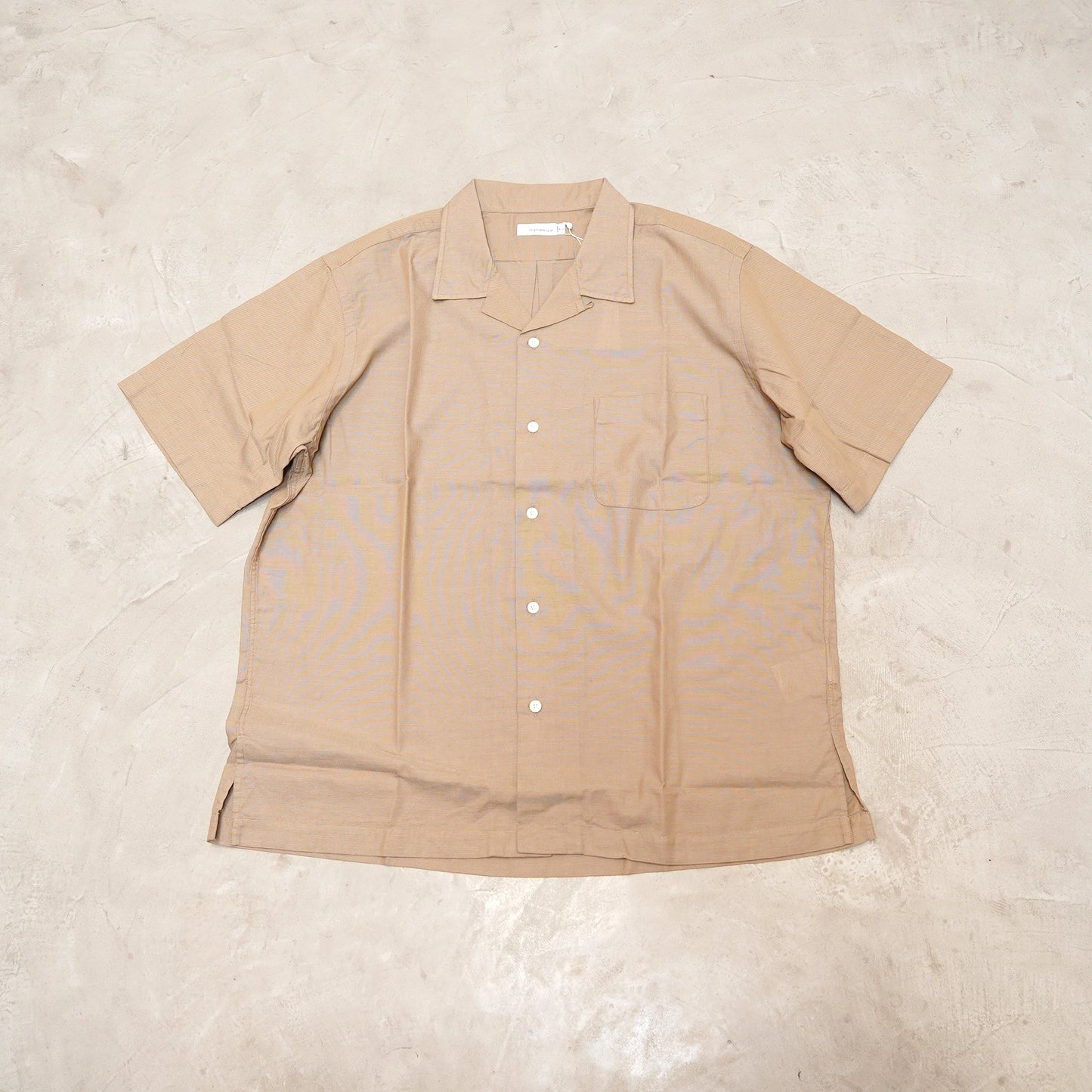 【nanamica】ナナミカ men's Open Collar Panama S/S Shirt "2Color"