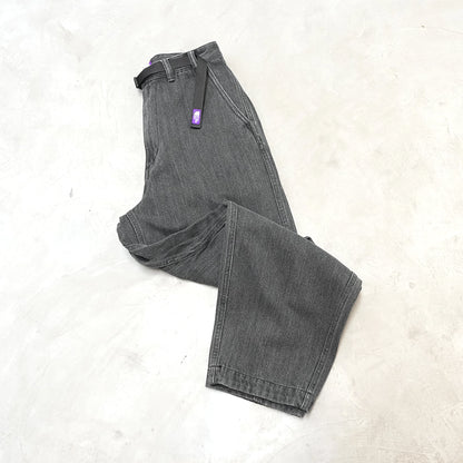 【THE NORTH FACE Purple Label】ノースフェイスパープルレーベル women's Denim Wide Tapered Field Pants "Gray"