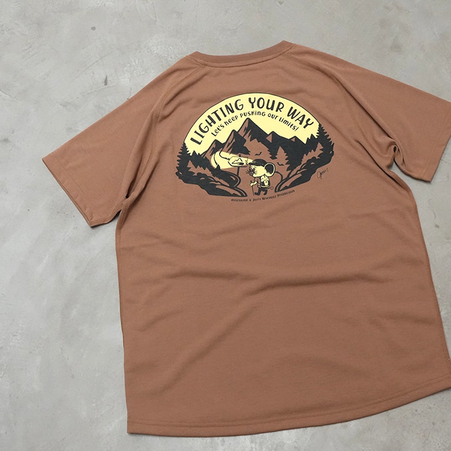 【milestone】マイルストーン unisex milestone&Jerry Marquez production milestone Original T-Shirt Canvas "3Color"