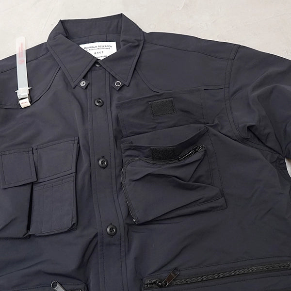 【Mountain Research】マウンテンリサーチ Phishing Shirt "Black"