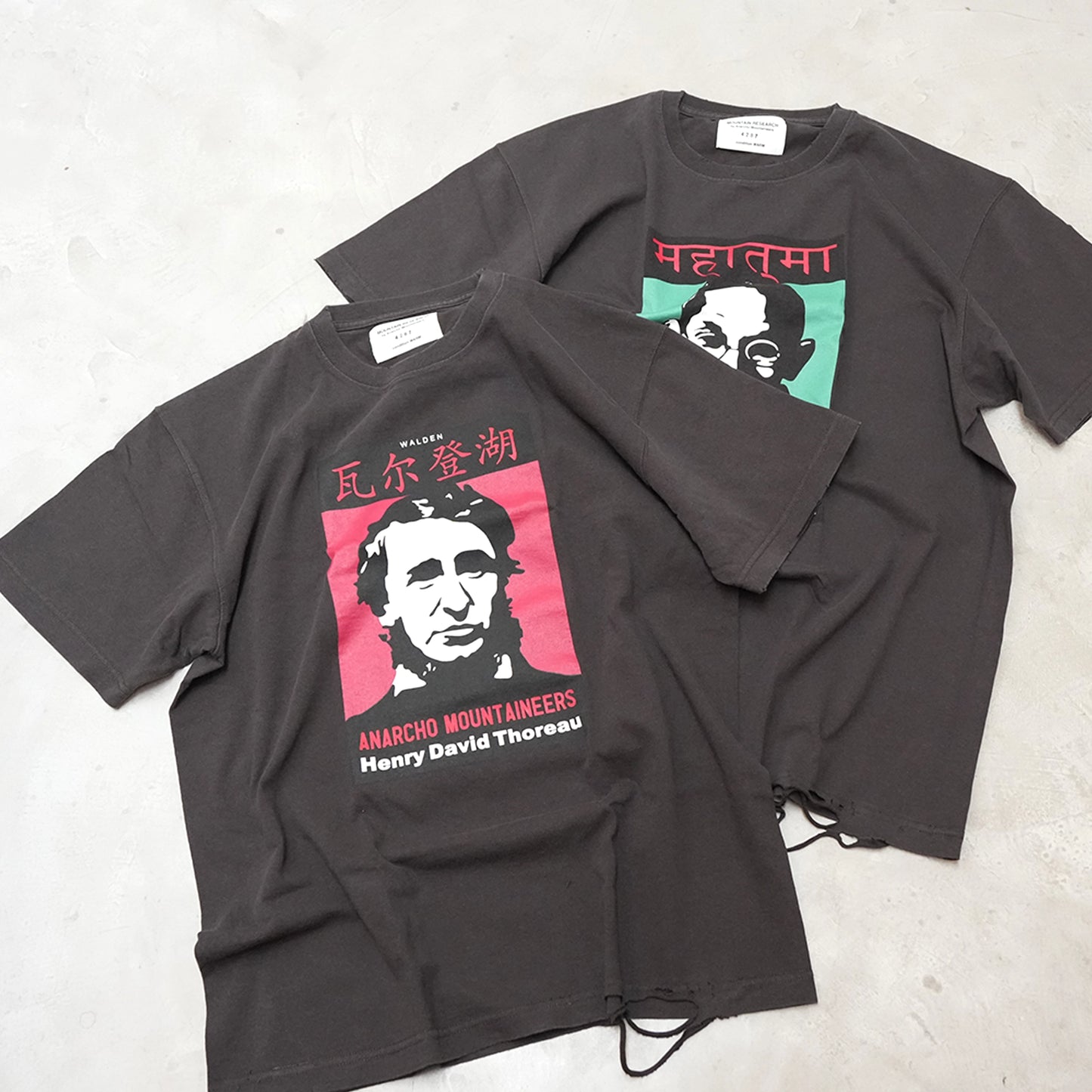 【Mountain Research】マウンテンリサーチ Damage Tee "2Color"