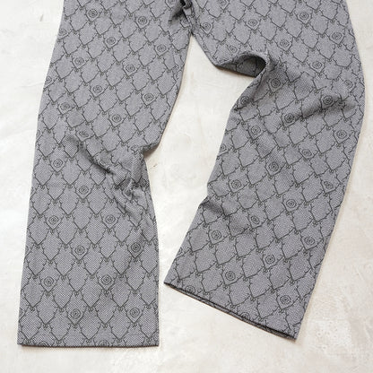 【South2 West8】サウスツーウエストエイト  Trainer Pant-Poly Jq./Skull&Target "Gray"