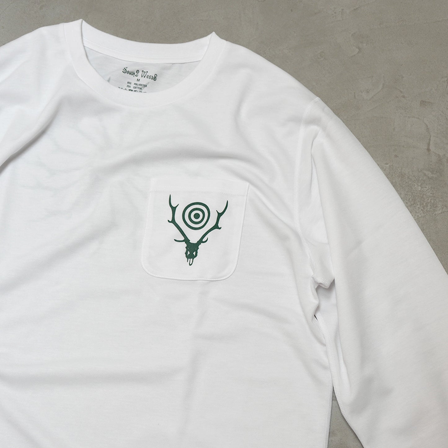 【South2 West8】サウスツーウエストエイト men's L/S Round Pocket Tee-Circle Horn "3Color" ※ネコポス可