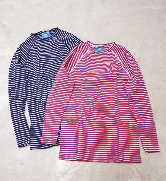【WILDERNESS WEAR】ウィルダネスウェア PolyPRO+ 190 Long Sleeve Crew Stripe "4Color"