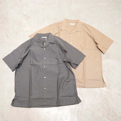 【nanamica】ナナミカ men's Open Collar Panama S/S Shirt "2Color"