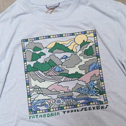 【patagonia】パタゴニア men's Capilene Cool Daily Graphic Shirt（Lands) "4Color" ※ネコポス可