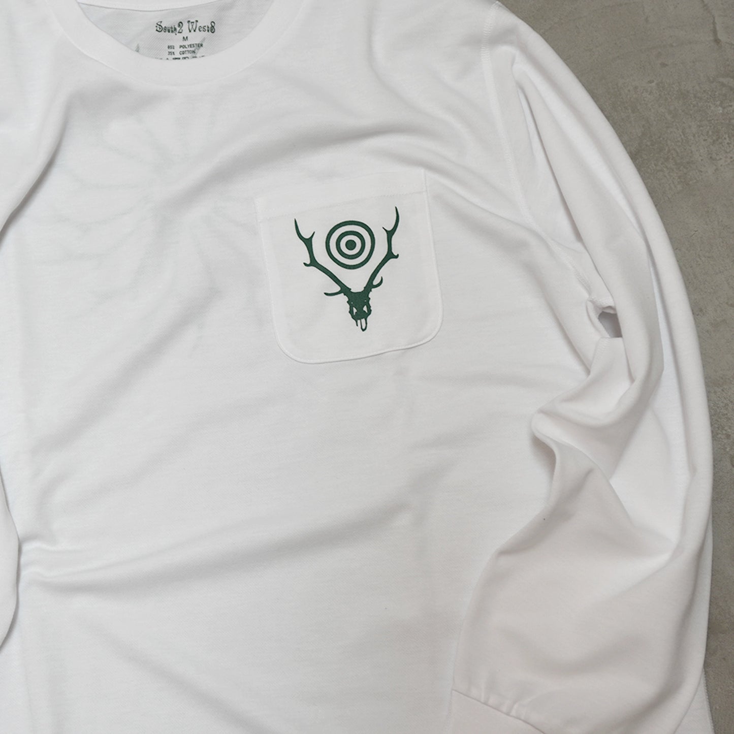 【South2 West8】サウスツーウエストエイト men's L/S Round Pocket Tee-Circle Horn "3Color" ※ネコポス可