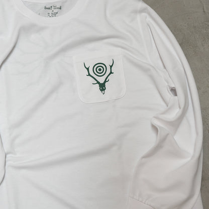 【South2 West8】サウスツーウエストエイト men's L/S Round Pocket Tee-Circle Horn "3Color" ※ネコポス可