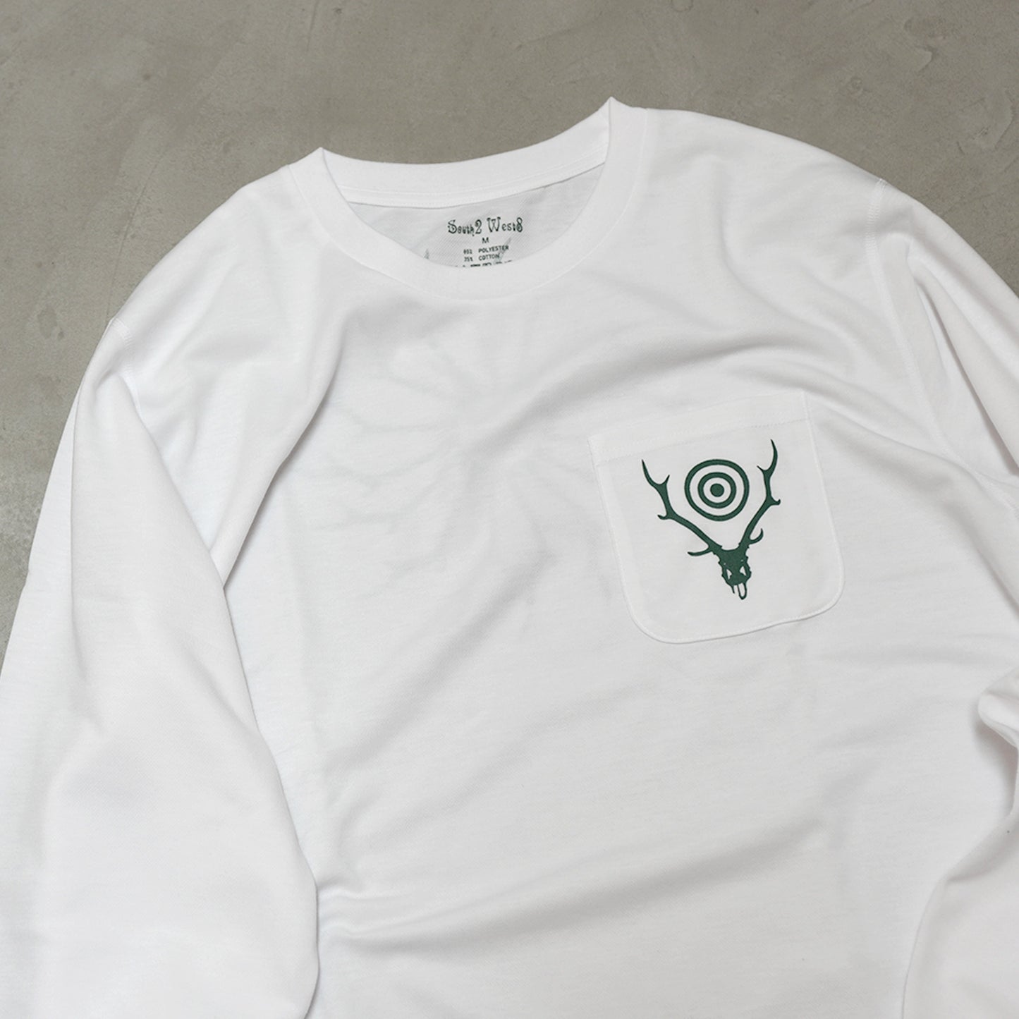 【South2 West8】サウスツーウエストエイト men's L/S Round Pocket Tee-Circle Horn "3Color" ※ネコポス可