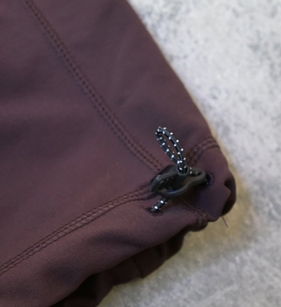 【and wander】アンドワンダー men's stretch shell pants "Brown"