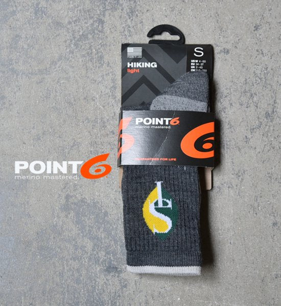【POINNT6】ポイントシックス Shinetsu Hiking Tech Light Crew "Gray" ※ネコポス可