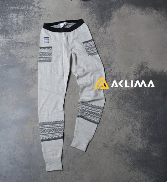 【ACLIMA】アクリマ women's Design Wool Marius Longs "Grafjell"