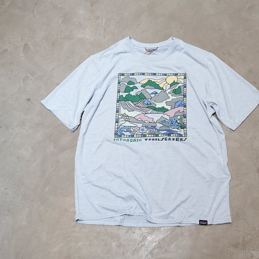 【patagonia】パタゴニア men's Capilene Cool Daily Graphic Shirt（Lands) "4Color" ※ネコポス可