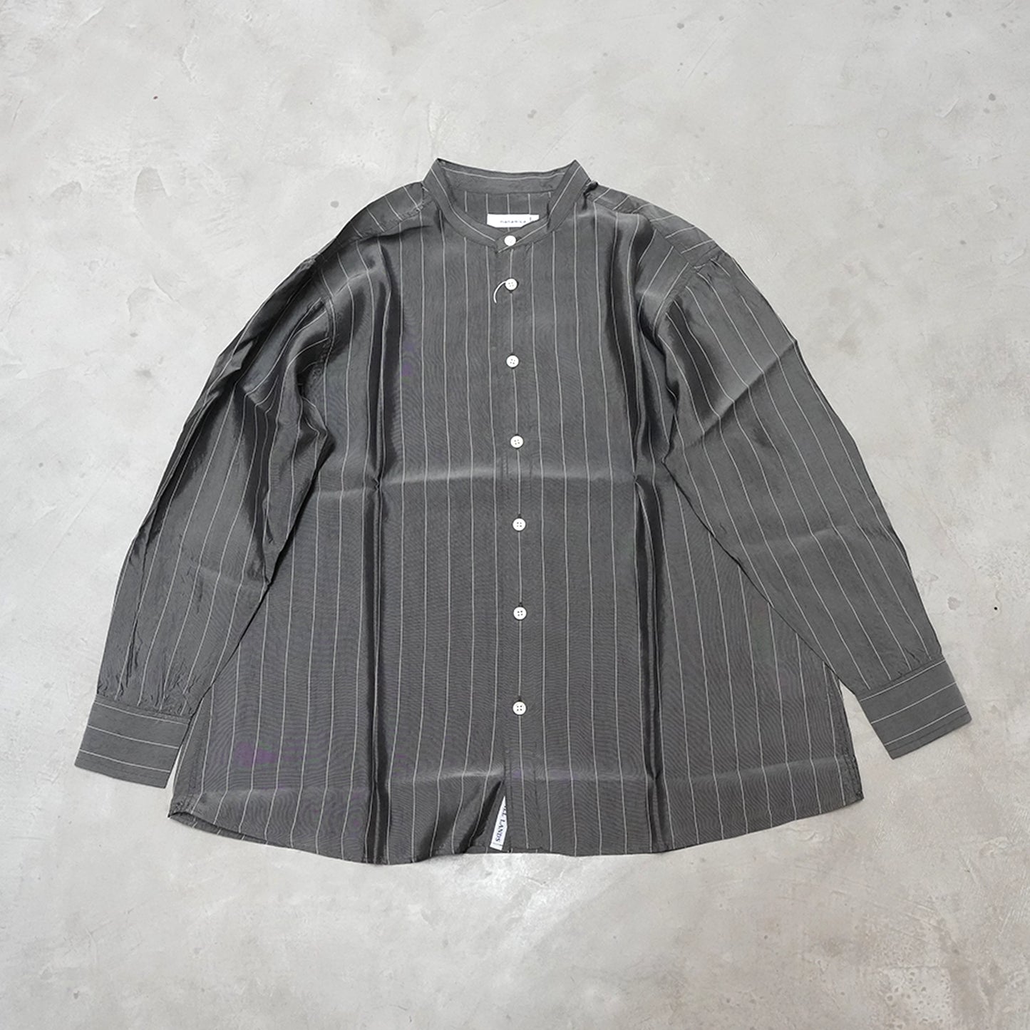 【nanamica】ナナミカ women's Band Collar Shirt "2Color"