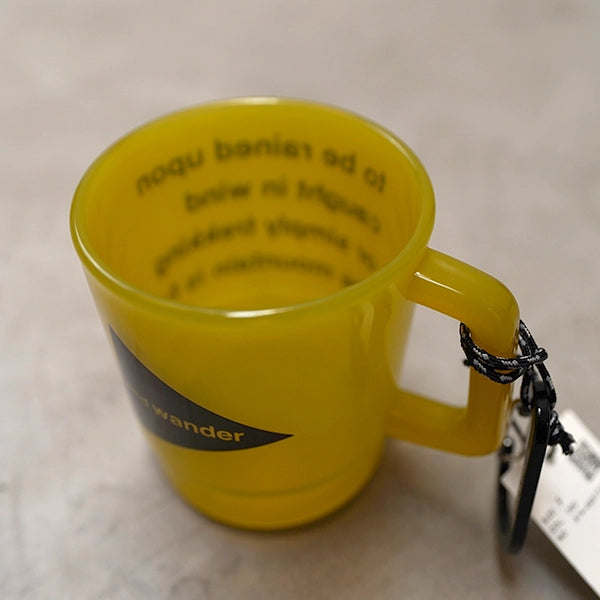【and wander】アンドワンダー and wander logo PP mug "７Color"