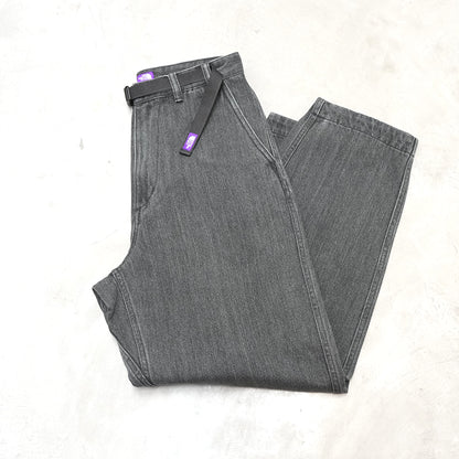 【THE NORTH FACE Purple Label】ノースフェイスパープルレーベル men's Denim Wide Tapered Field Pants "Gray"