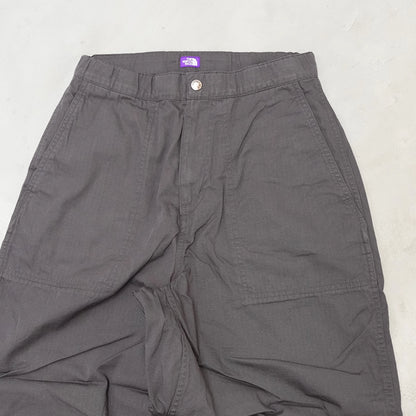 【THE NORTH FACE Purple Label】ノースフェイスパープルレーベル men's Ripstop Wide Cropped Field Pants "Asphalt Gray"