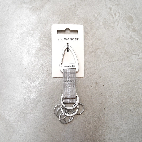 【and wander】アンドワンダー key hook "3Color"  ※ネコポス可