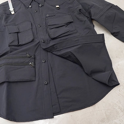 【Mountain Research】マウンテンリサーチ Phishing Shirt "Black"
