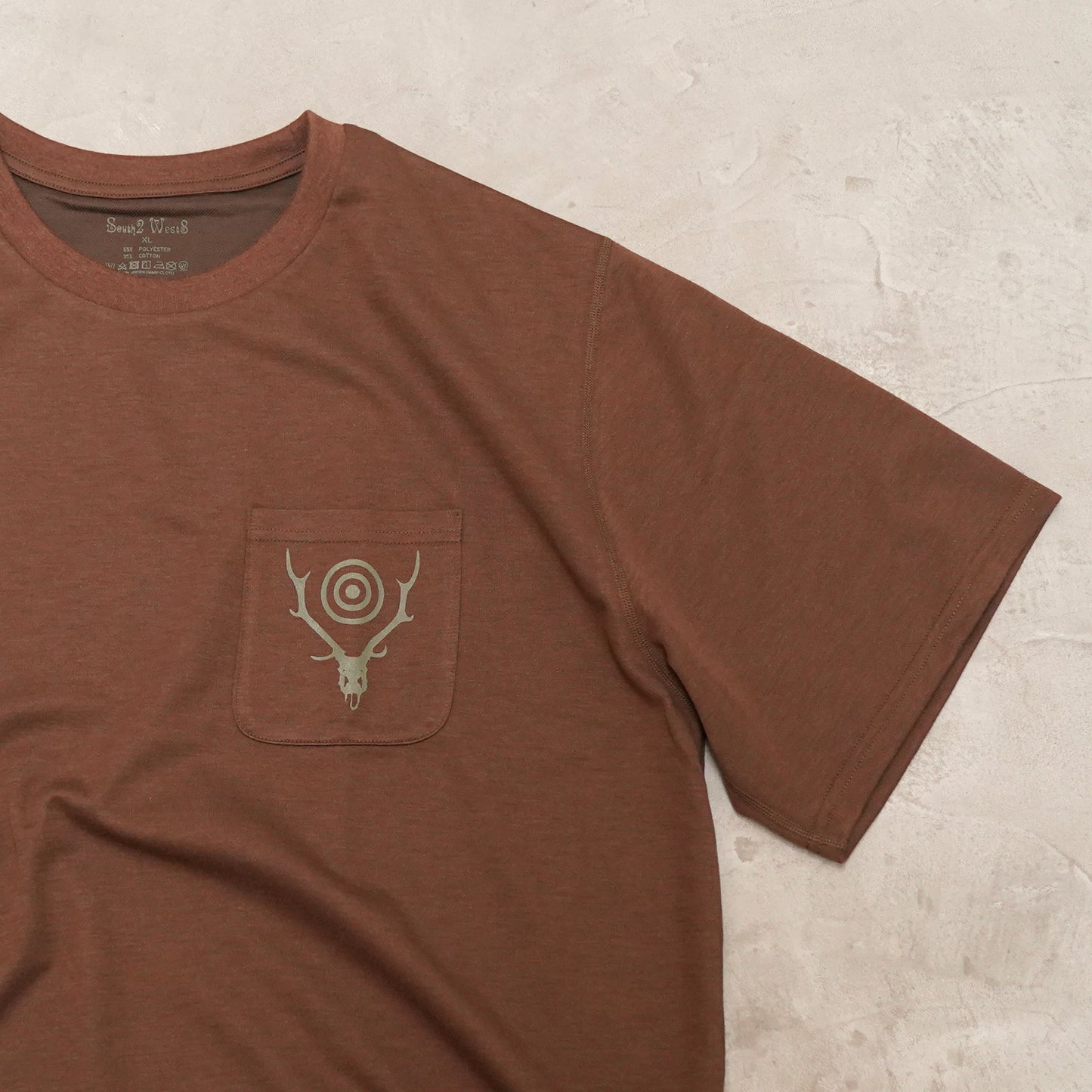 【South2 West8】サウスツーウエストエイト S/S Round Pocket Tee-Circle Horn "3Color" ※ネコポス可