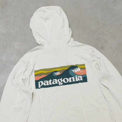 【patagonia】パタゴニア women's Capilene Cool Daily Hoody (Boardshort Logo) ※ネコポス可