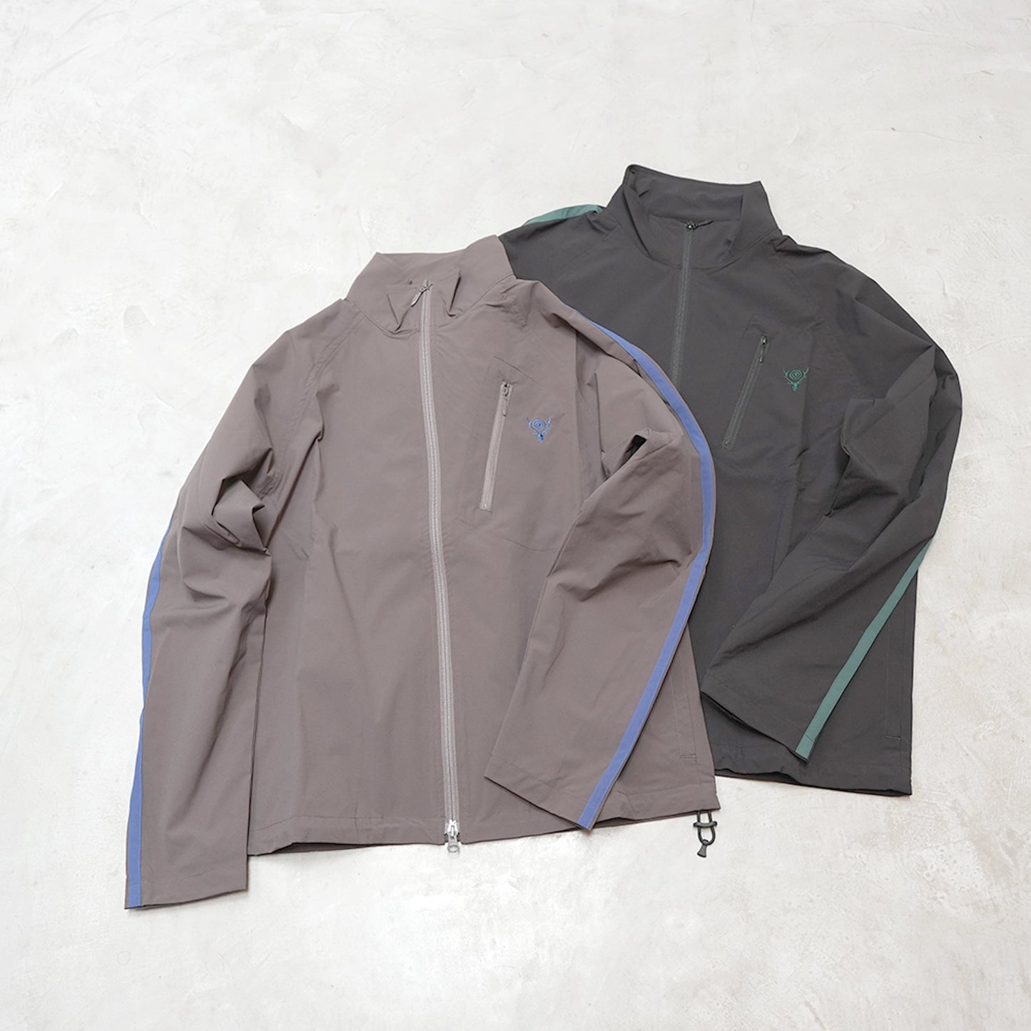 【South2 West8】サウスツーウエストエイト men's S.L. Zipped Trail Shirt-PE Ripstop "2Color"