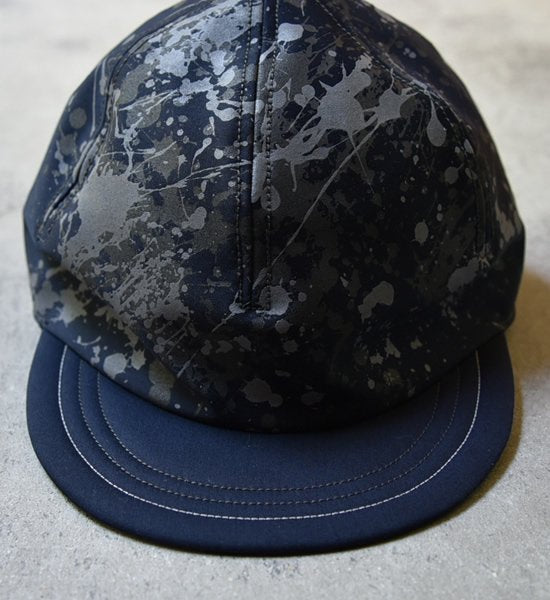 【and wander】アンドワンダー splatter print CORDURA dry chino cap ”2Color”