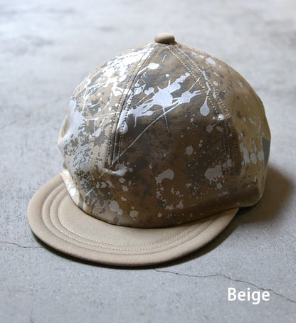 【and wander】アンドワンダー splatter print CORDURA dry chino cap ”2Color”