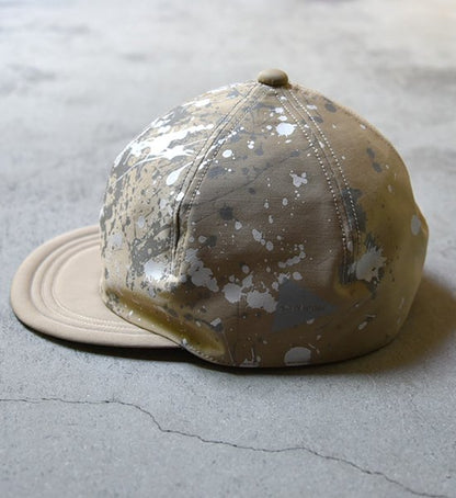 【and wander】アンドワンダー splatter print CORDURA dry chino cap ”2Color”