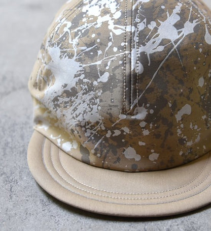 【and wander】アンドワンダー splatter print CORDURA dry chino cap ”2Color”