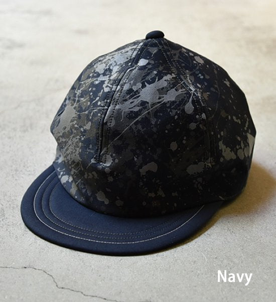 【and wander】アンドワンダー splatter print CORDURA dry chino cap ”2Color”