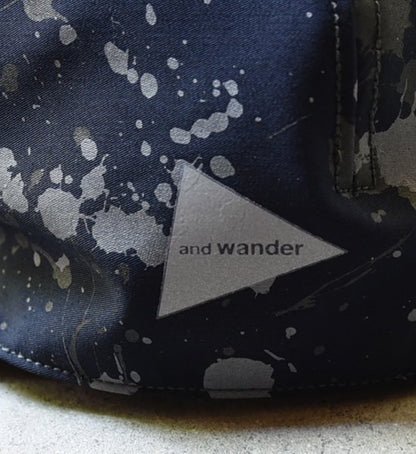 【and wander】アンドワンダー splatter print CORDURA dry chino cap ”2Color”