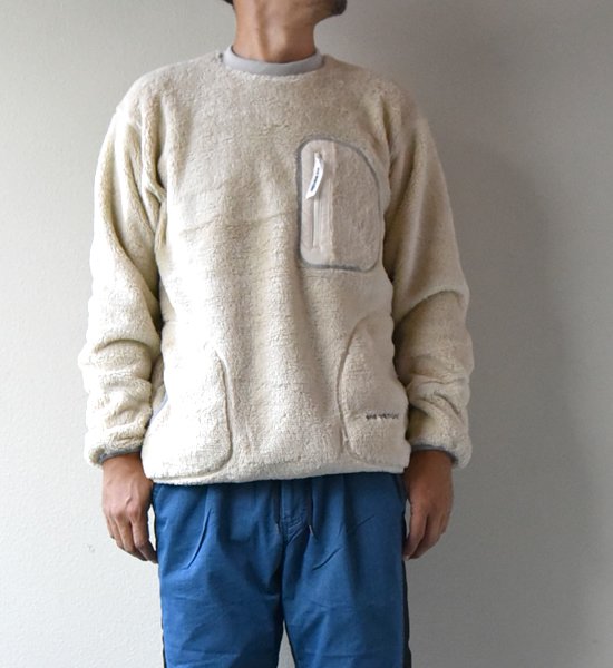 【and wander】アンドワンダー men's high loft fleece pullover ”2Color”