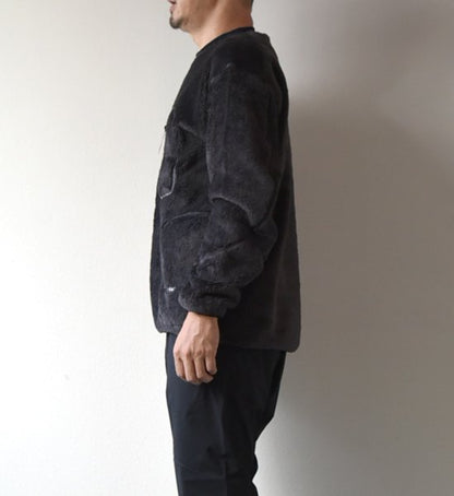 【and wander】アンドワンダー men's high loft fleece pullover ”2Color”