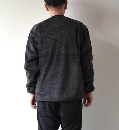 【and wander】アンドワンダー men's high loft fleece pullover ”2Color”