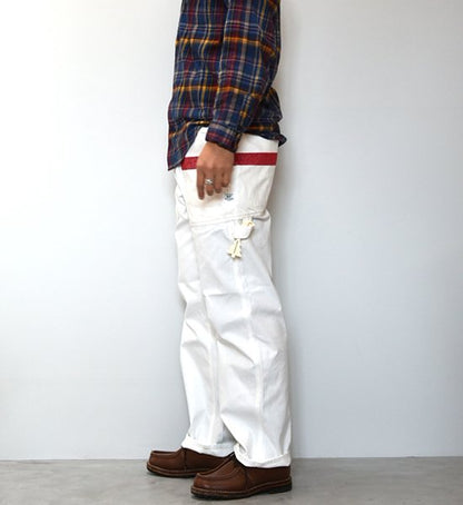 【Mountain Research】マウンテンリサーチ Fall Leaf Grower's Pants "White"