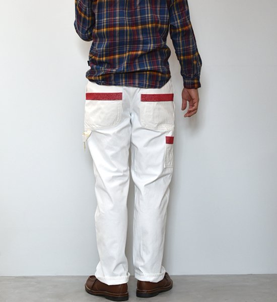【Mountain Research】マウンテンリサーチ Fall Leaf Grower's Pants "White"