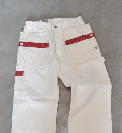 【Mountain Research】マウンテンリサーチ Fall Leaf Grower's Pants "White"