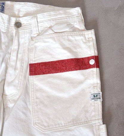 【Mountain Research】マウンテンリサーチ Fall Leaf Grower's Pants "White"