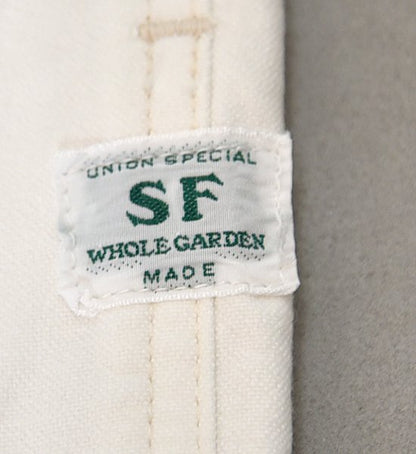 【Mountain Research】マウンテンリサーチ Fall Leaf Grower's Pants "White"