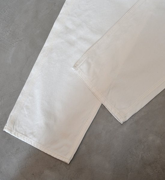 【Mountain Research】マウンテンリサーチ Fall Leaf Grower's Pants "White"