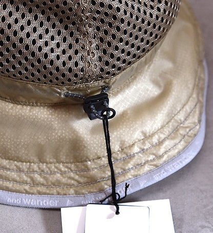 【and wander】アンドワンダー mesh hat "4Color"